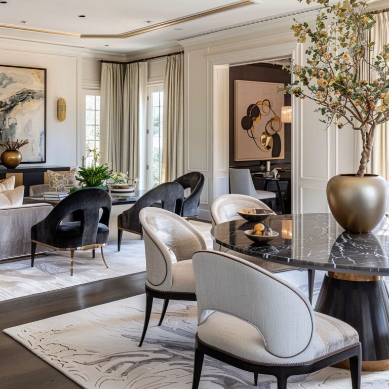 Attainable Luxury Transitional Interior Design Ideas | HH