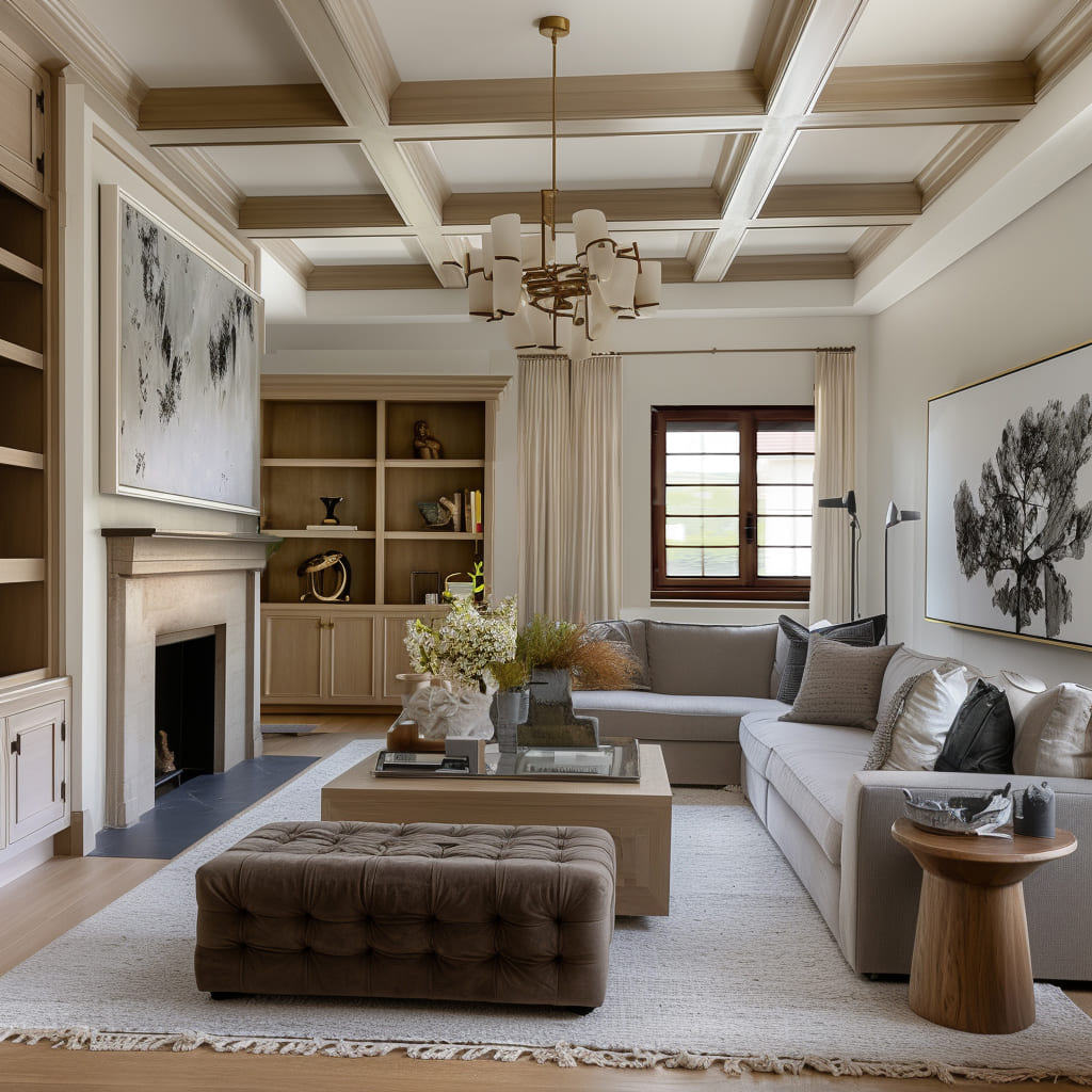 A conversation area defines the living room.jpg