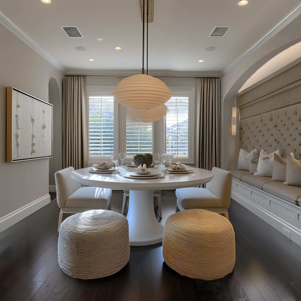 A living room with a rustic charm and cozy vibe