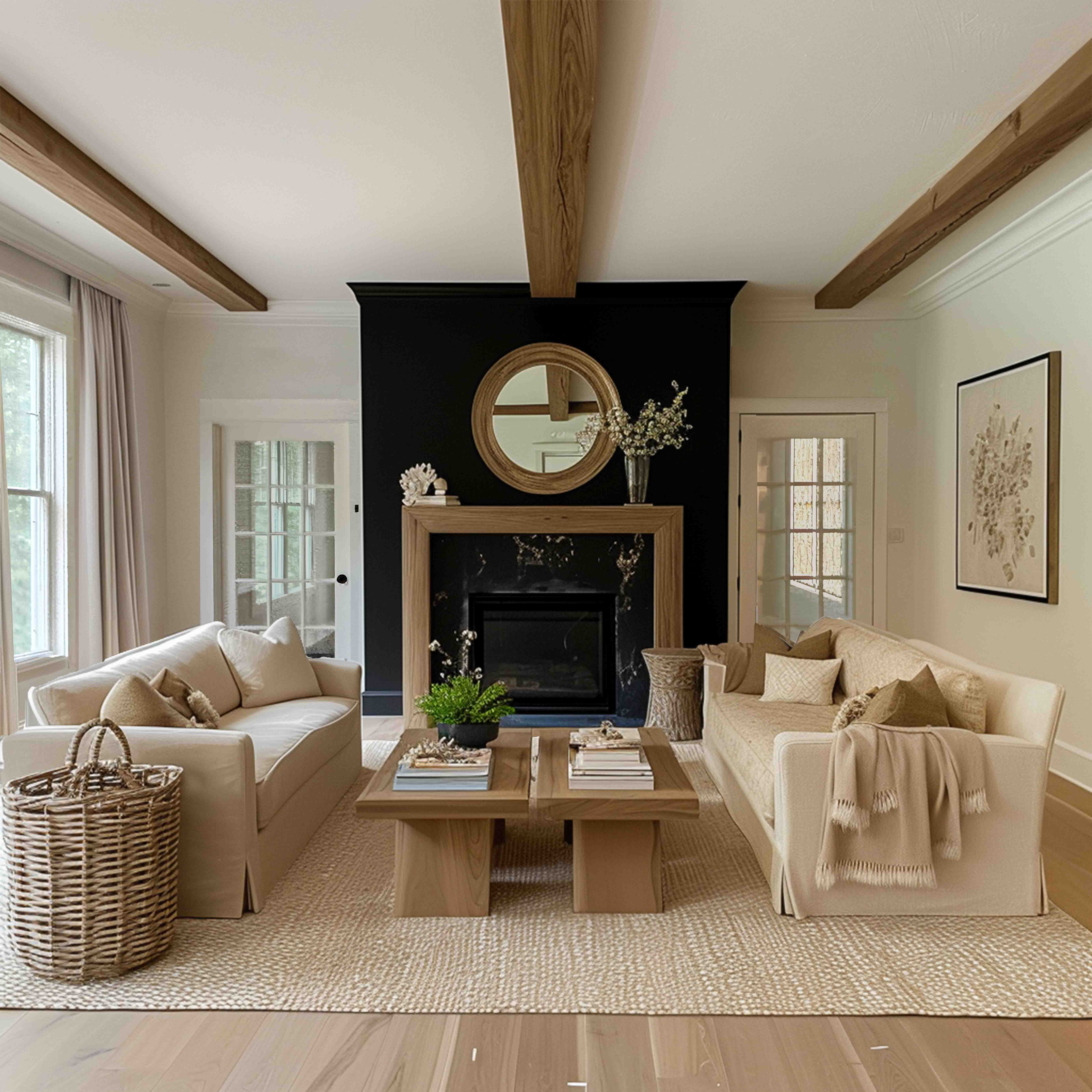 An inviting space with natural light and a neutral palette