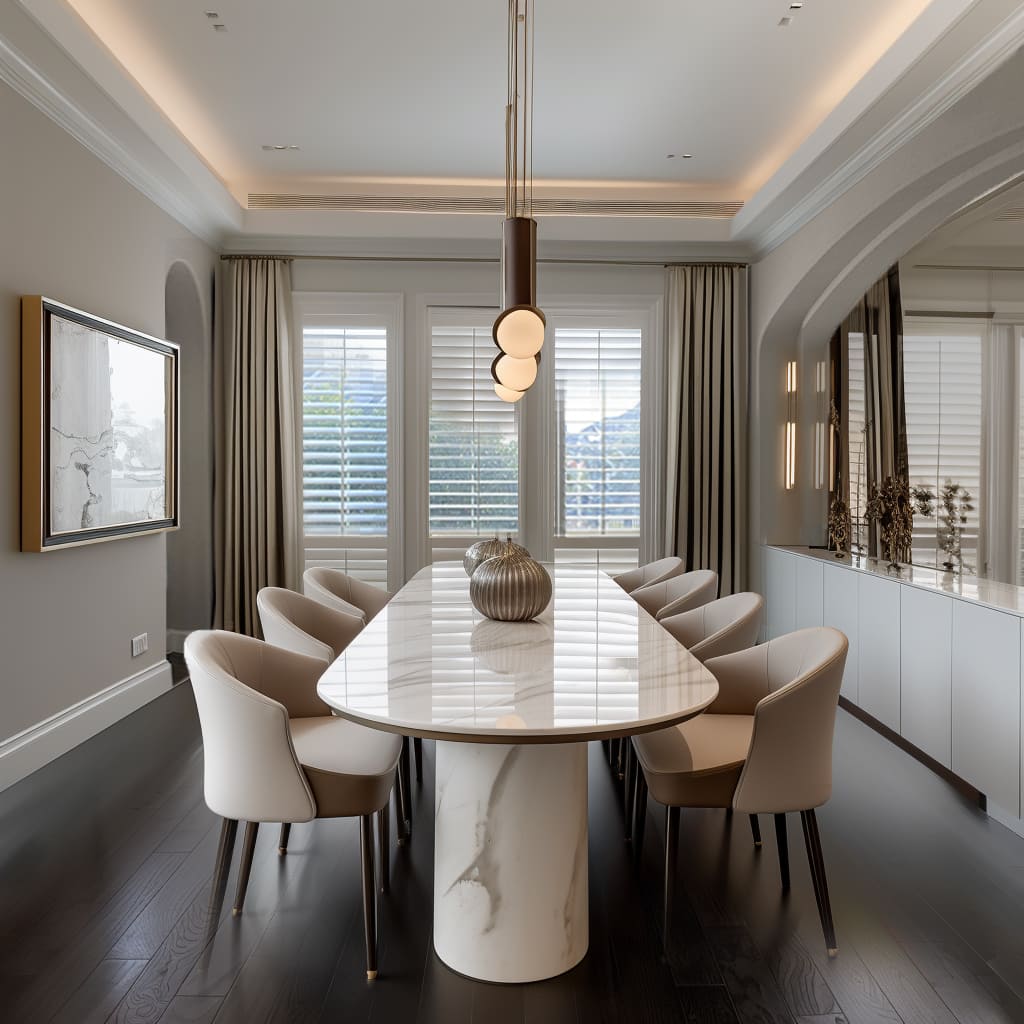 Natural elements bring warmth to the living room