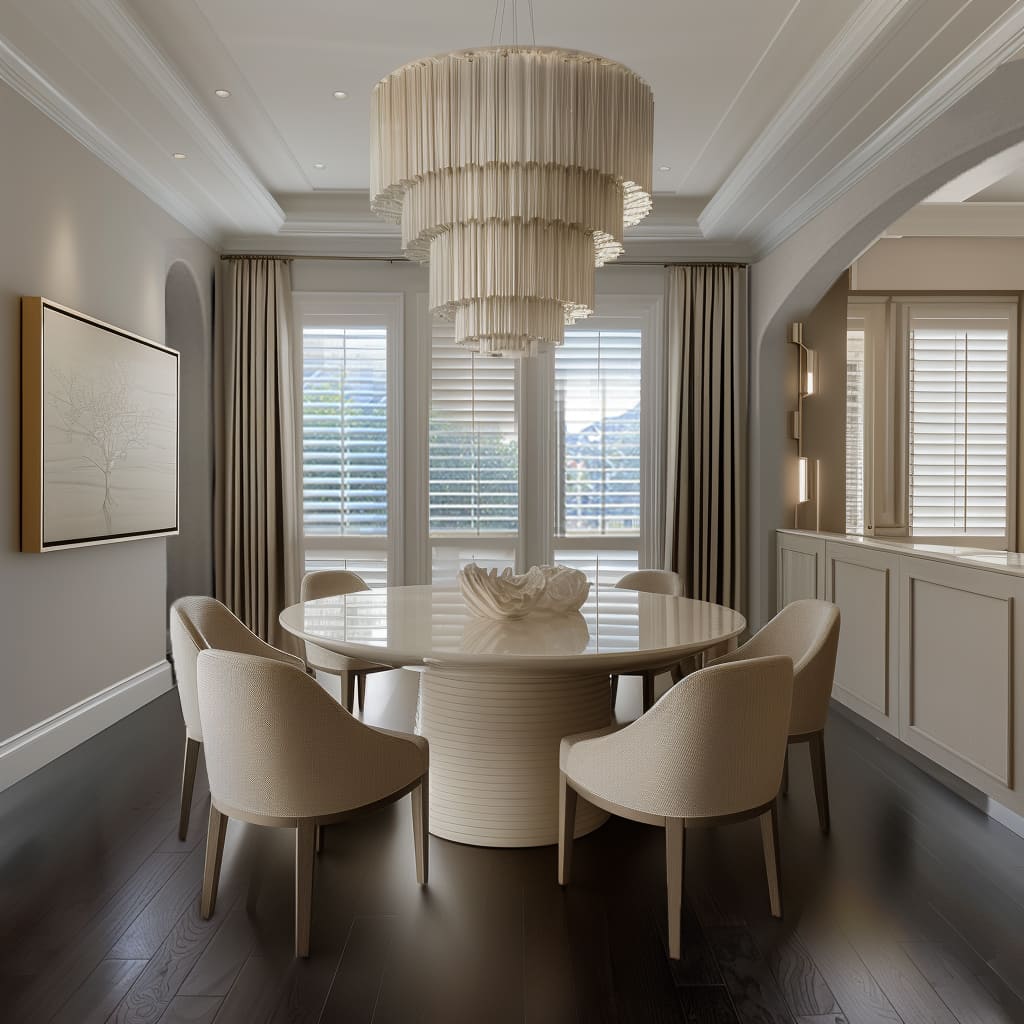 Warm hues create a cozy living room atmosphere