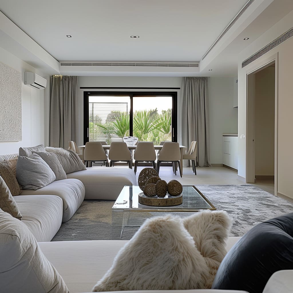 An elegant living room setup for modern living