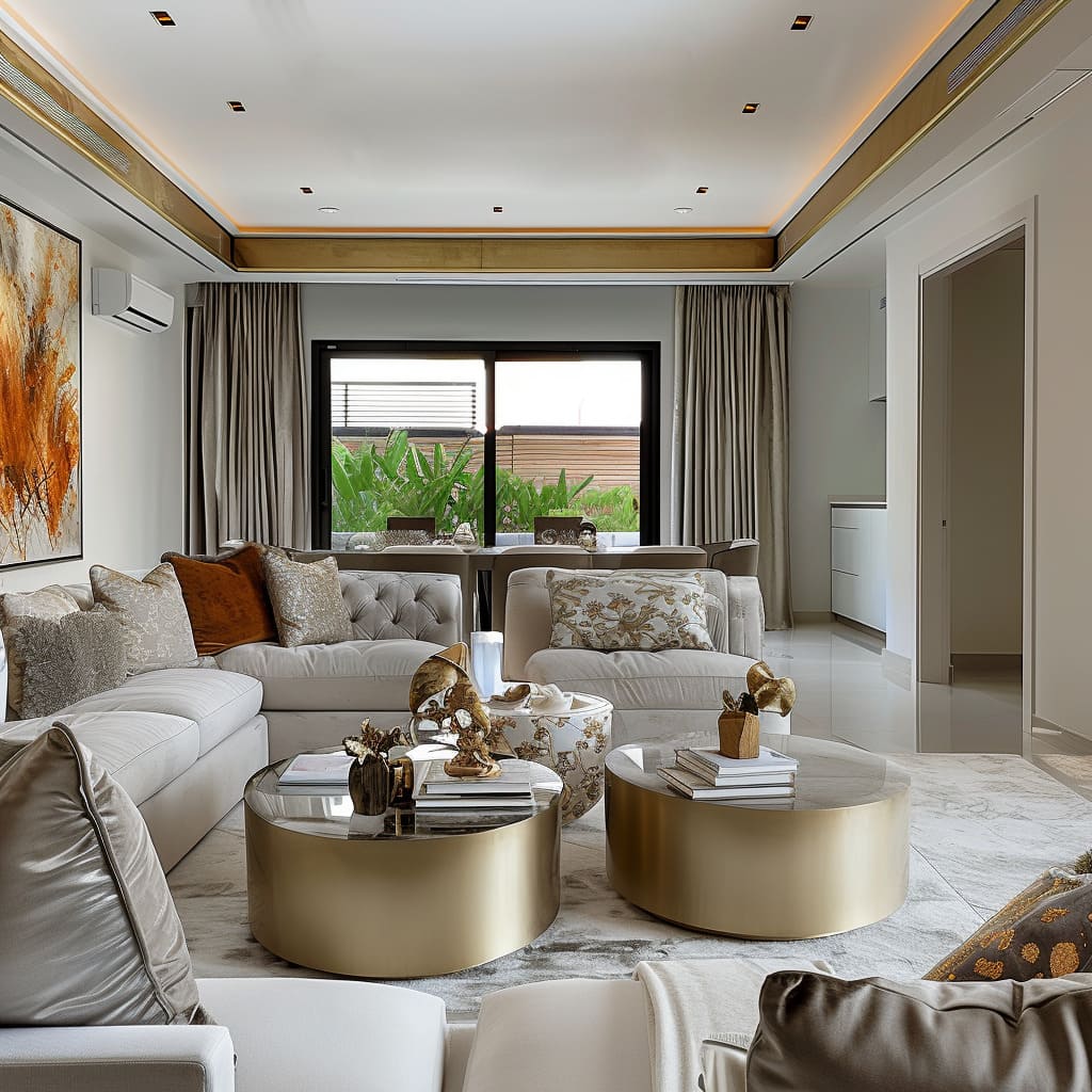 The cozy dining nook enhances the small dining space