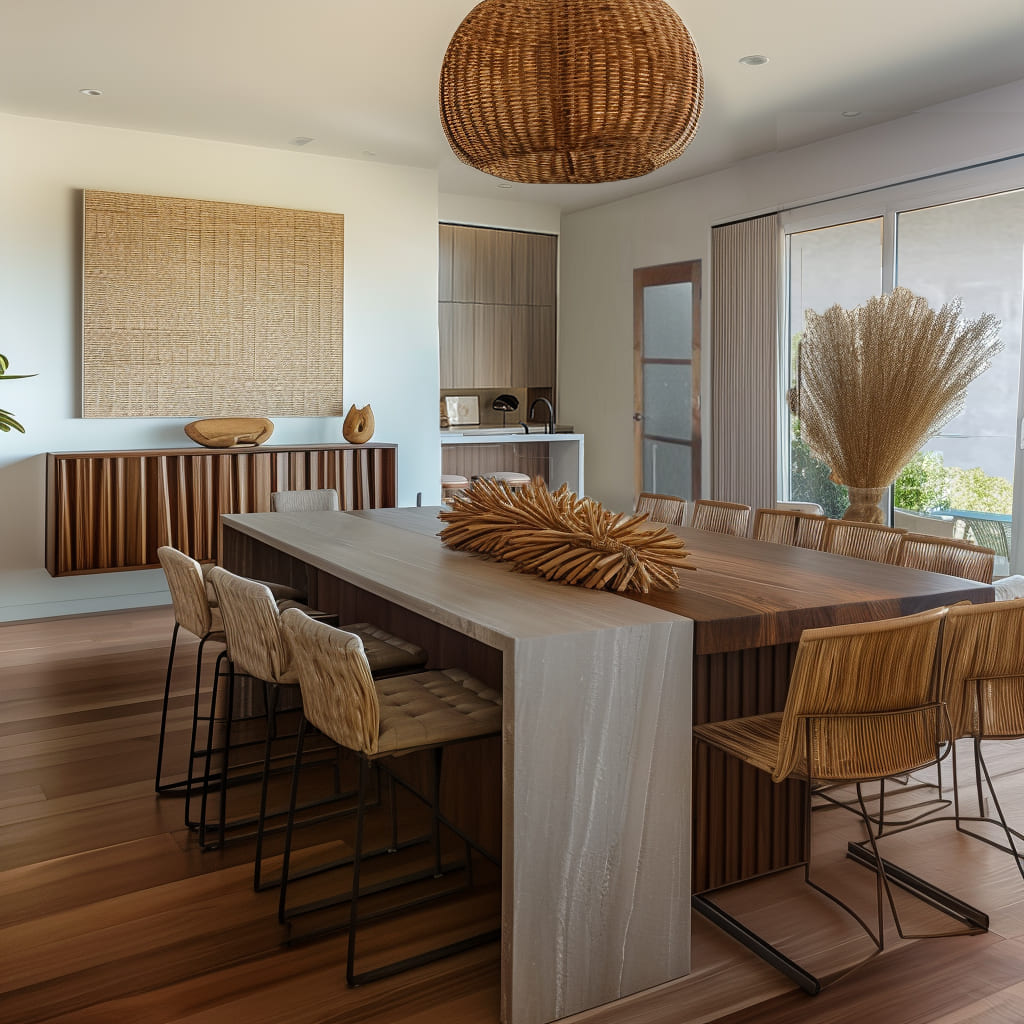 The exclusive design of this living area uses soft lighting and minimalist decor to evoke a sense of tranquility and sophistication