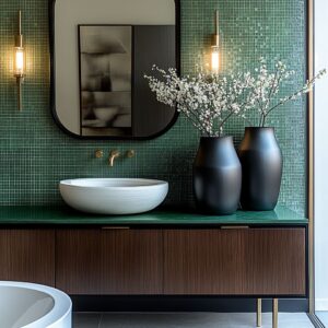Comprehensive Guide: Designing a Stylish Green-Themed Bathroom