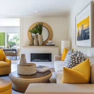 Yellow Accents Done Right: Yellow Living Rooms Without Overwhelming