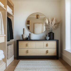 Modern-Rustic Walk-In Wardrobes: The Art of Blending Styles