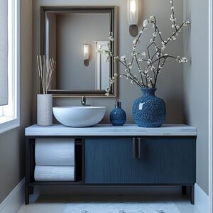 How to Design a Stunning Bathroom with Blue Accents