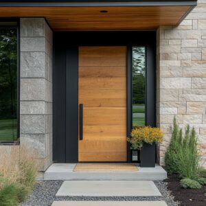 High-End Modern Front Door Designs That Combine Craftsmanship with Clean Lines