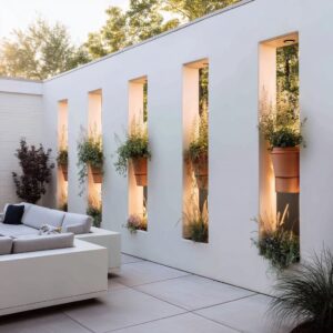 Outdoor Living Wall Ideas: Stylish Design Strategies with Lighting, Texture, and Plants