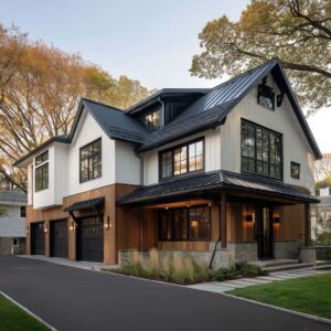 What Makes a Modern Farmhouse Facade Feel So Right? A Closer Look