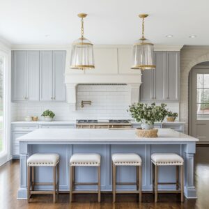 Modern Blue and Gray Kitchen Cabinets: Smart Two-Tone Ideas