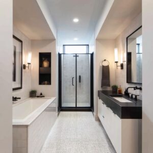 Modern Black & White Bathroom Ideas That Rely on Style, Not Drama