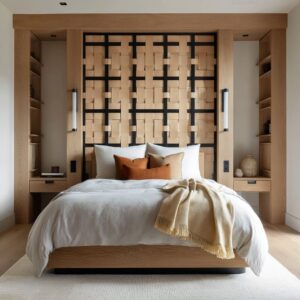 Modern Farmhouse Headboard Ideas: Minimal Rustic Style with a Touch of Luxury