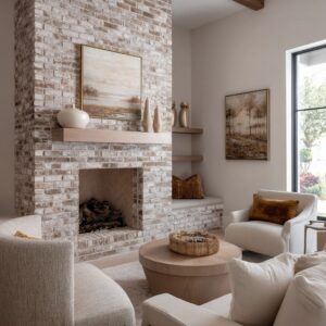 Painted Brick Fireplace Ideas: Luxury Modern Color Strategies