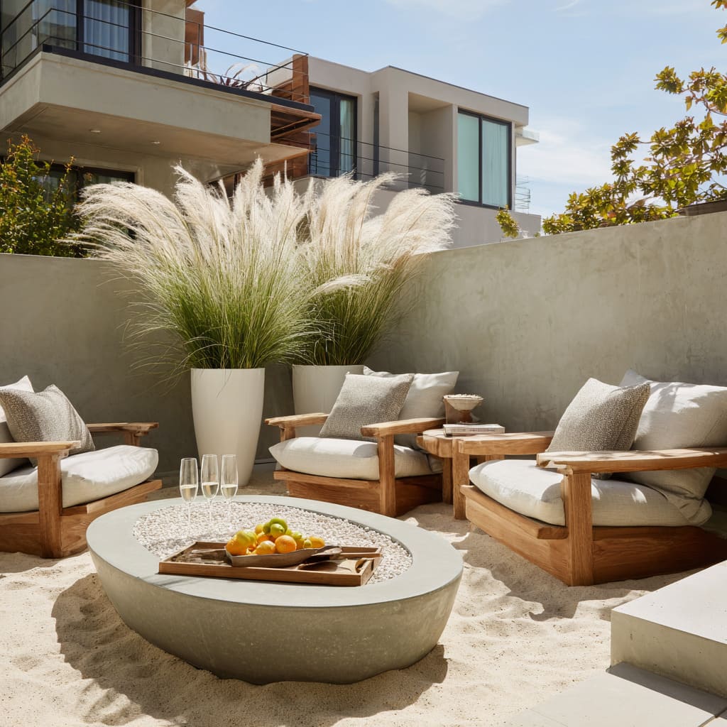 Fresh Backyard Beach Sand Patio Ideas for Stylish Outdoor Living