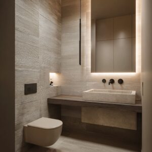 Why Some Modern Powder Rooms Feel Architectural Instead of Decorative