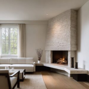 Angled Fireplace Wall Ideas: Corner Fireplace Design Tactics
